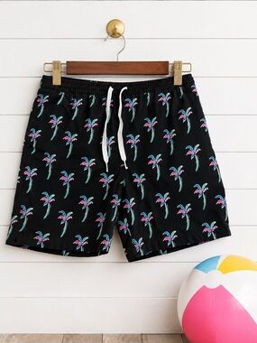 🌴 Chubbies Havana Nights Classic Swim Trunks | Youth Large (14/16) | Mesh Liner